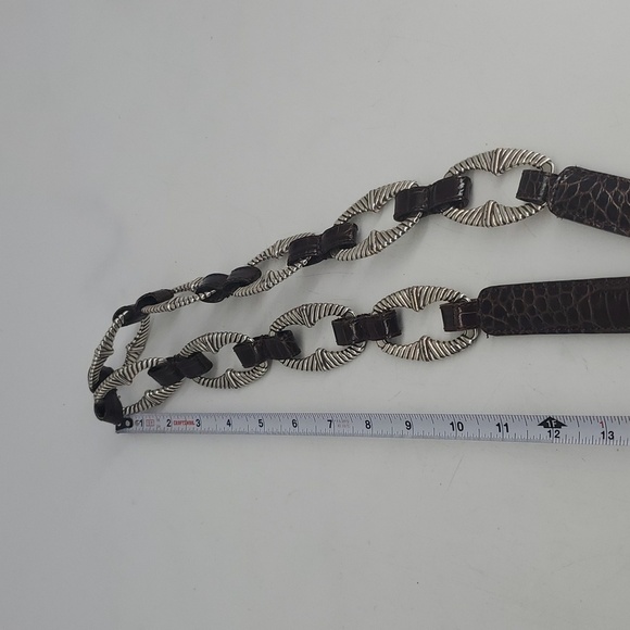 Brighton Leather Belt Brown - Picture 5 of 8